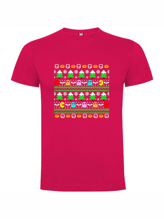 iLovePrints Pixel T-shirt Fuchsia