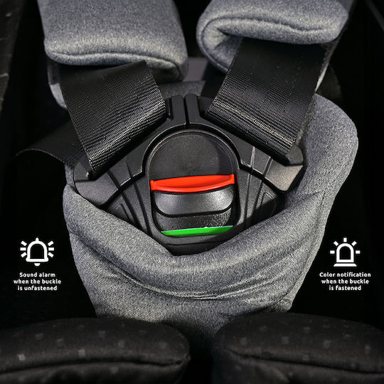 Lorelli Phoenix Детско Столче за Кола i-Размер с Isofix Grey Jasper