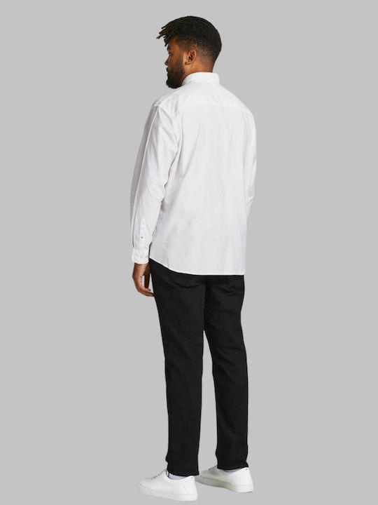 Jack & Jones Βαμβακερό Πουκάμισο Λευκό