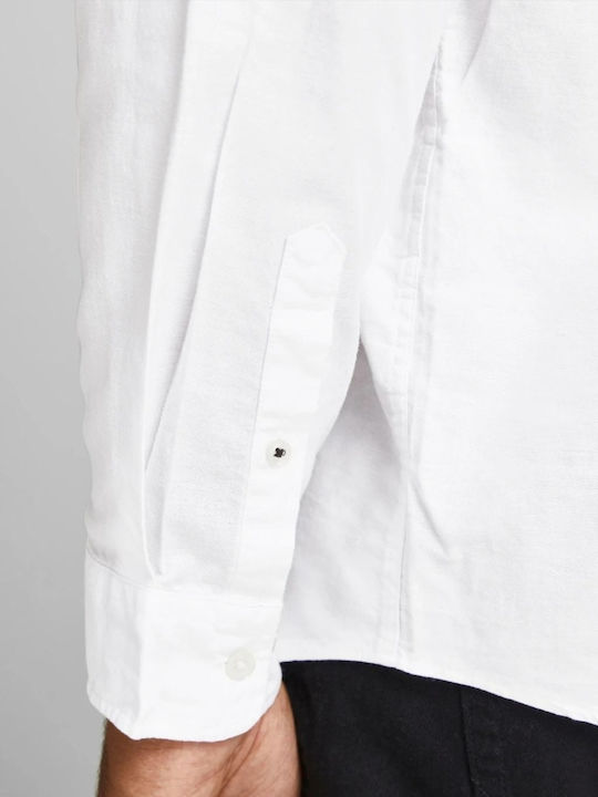 Long-sleeved Cotton Shirt White