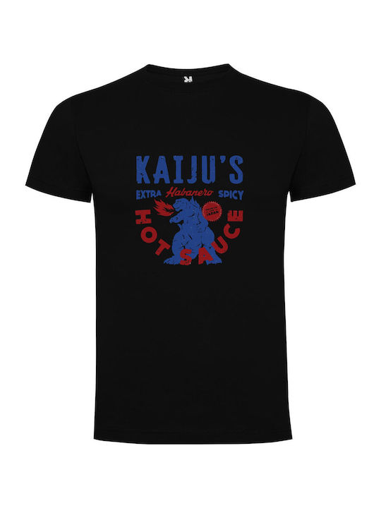 iLovePrints Kaiju T-shirt Black