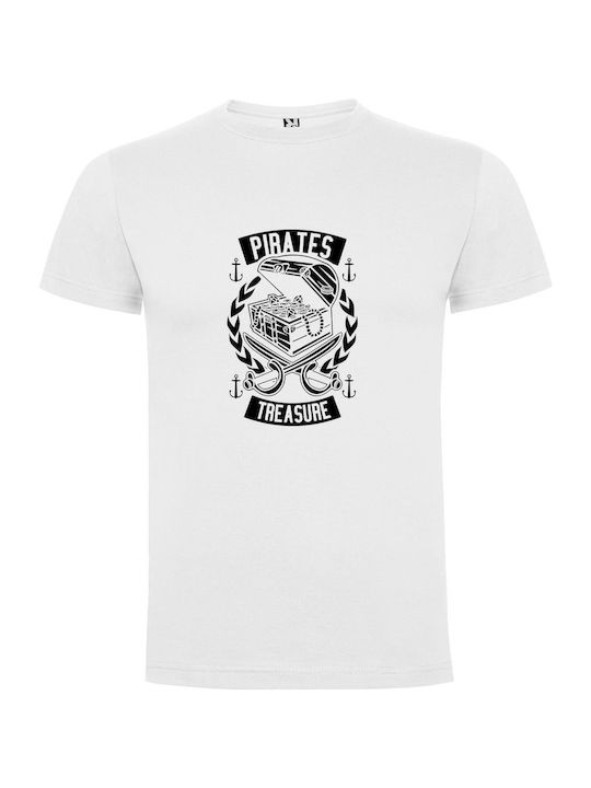 iLovePrints Pirate's Heritage Hunt T-shirt White