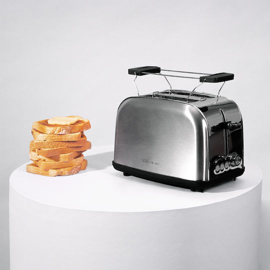Cecotec Toastin Time 850 Prăjitor de pâine 2 sloturi 850W Inox