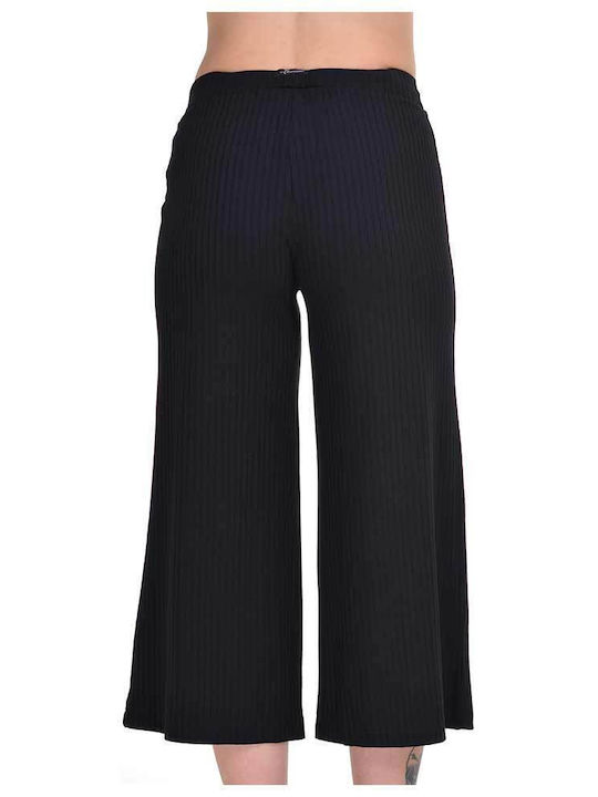 Target Femei Tesatura Capri Pantaloni Negru