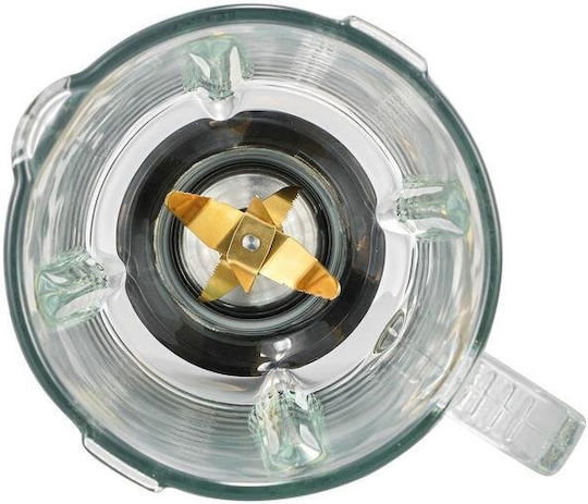 Rohnson Μπλέντερ με Γυάλινη Κανάτα 1.5 lt 1600W Ασημί R-5344