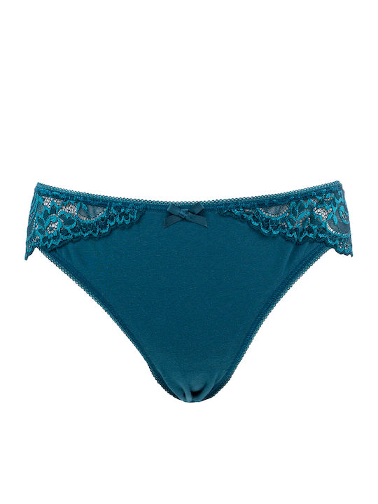 MEI Women's Briefs Brazil Lace Petrol