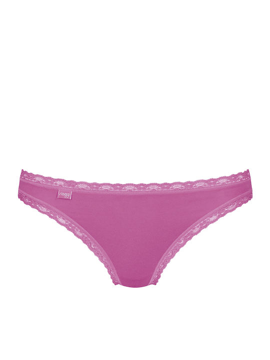 24/7 Weekend H Βαμβακερά Femei Brazilia 3Pack Peach-lila-yellow