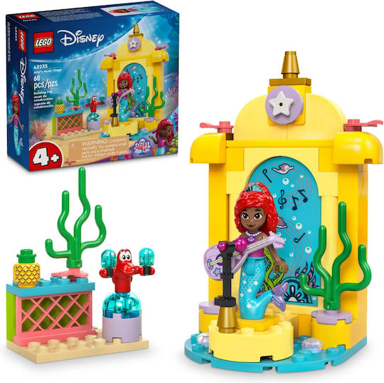 LEGO Disney Ariel's Музикална Сцена за 4+ Години 60 Бройки