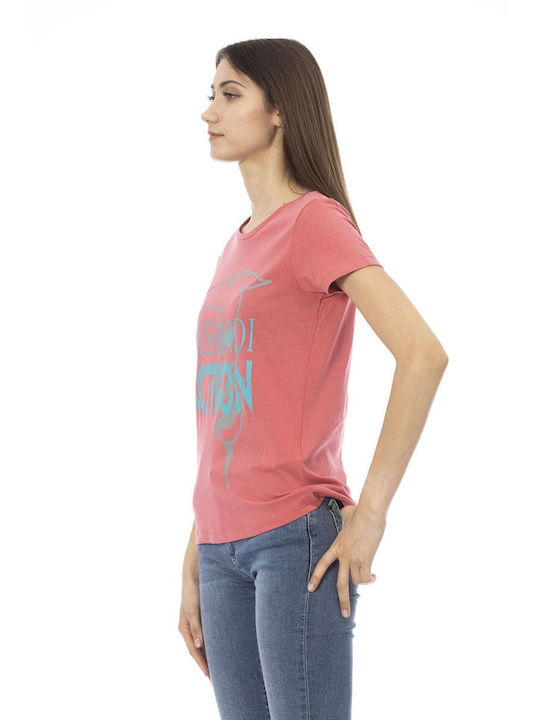 Trussardi Damen T-shirt Ciclamino