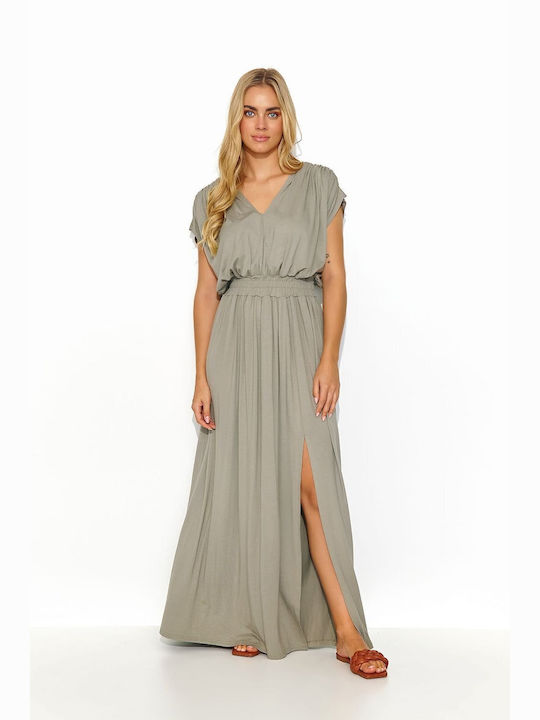 Makadamia Summer Maxi Dress Green