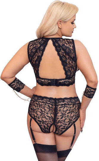 Boss Of Toys Set Sexy De Lenjerie Cu Dantelă Roz 3 Bucăți