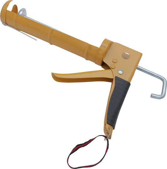 Uncle George 03.03.00-0005 Silicone Gun Open Back 320mm Metallic Yellow Color with Trigger