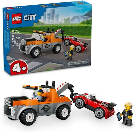 LEGO Lego-Stadt Abschleppwagen und Sportwagen Reparatur Für Über 4-Jährige 101Stücke