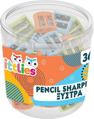 The Littlies Пластмаса Двойна Острилка Зелен 1бр