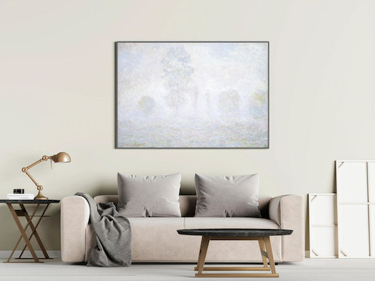 Claude Monet's Morning Haze (1888) Картина на Платно 65x40см