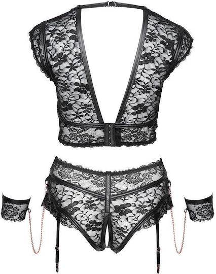 Boss Of Toys Sexy Lingerie Set with Lace Black