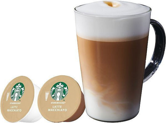Starbucks Capsule Espresso Macchiato Compatibile cu Mașina Dolce Gusto 12capace