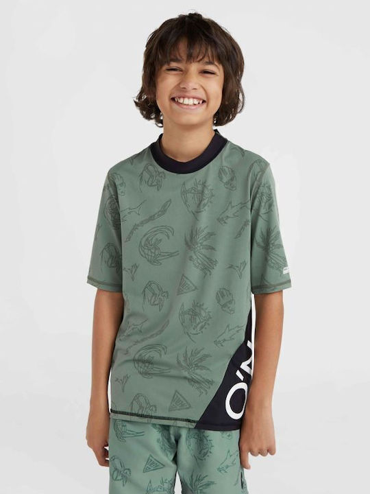 O'Neill Kinder Badeanzug Rashguard Grün