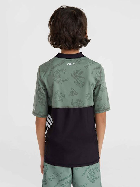 O'Neill Kinder Badeanzug Rashguard Grün
