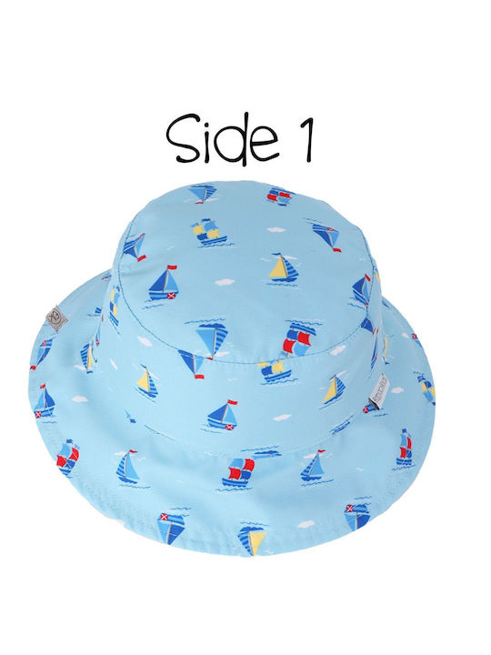 Flapjackkids Παιδικό Καπέλο Υφασμάτινο Αντηλιακό Γαλάζιο