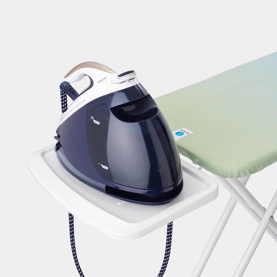 Brabantia Soothing Sea Ironing Board For Steam Iron Foldable 124x45cm