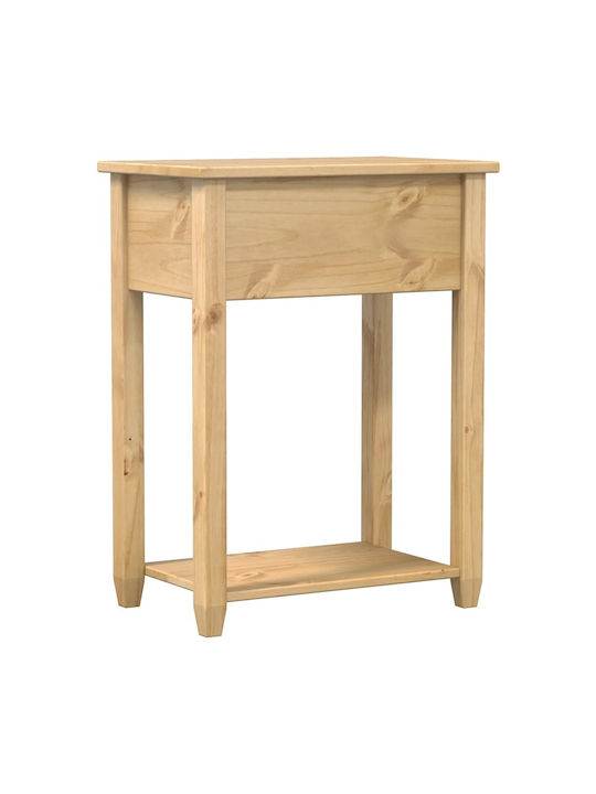 Corona Solid Wood Console Table Solid Pine Wood Solid Pine Wood L55xW35xH73cm