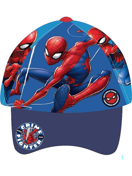 Difuzed Παιδικό Καπέλο Jockey Spiderman Μπλε