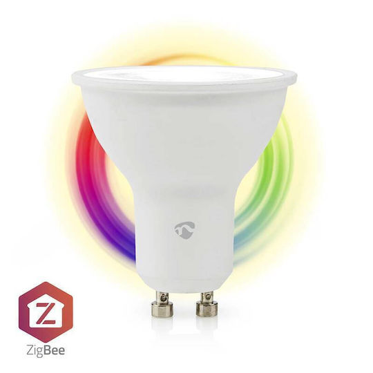 Nedis Smart Λάμπα LED 4.7W για Ντουί GU10 RGB 345lm