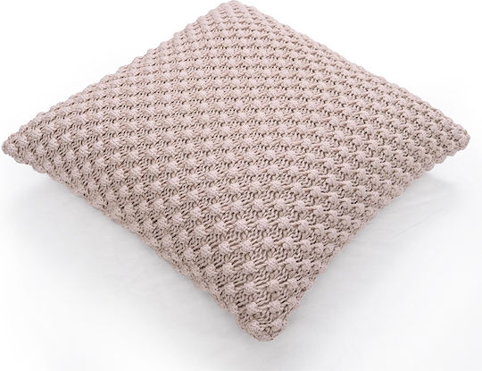 Liolios Home Μαξιλάρι Sandy Brown 50x50εκ.
