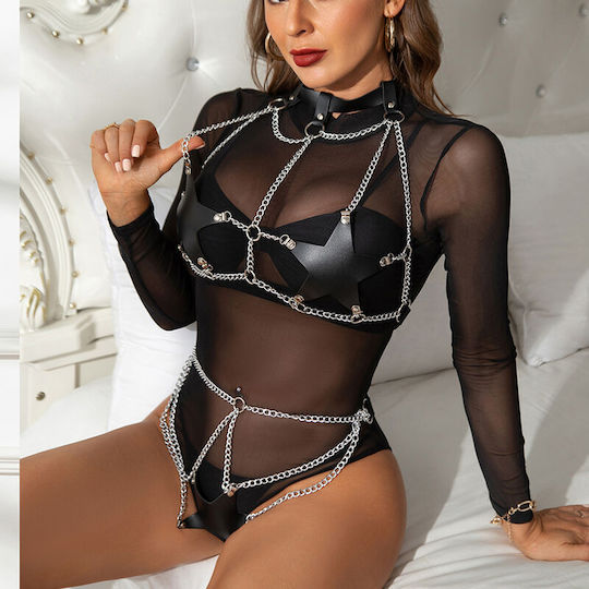 Subblime Star Chaindetail Harness Schwarz