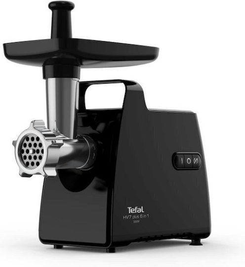 Tefal Hv7 Plus Μηχανή Άλεσης Κιμά Μαύρη