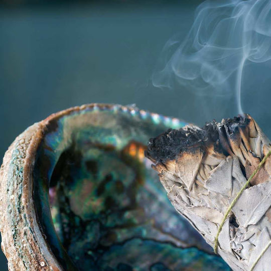 Healing Blue Sage Smudge Stick Ραβδί Θυμιάματος Μπλε Φασκόμηλο 10cm