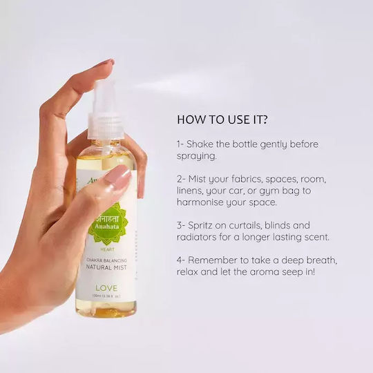 Aromaspray Herzchakra Aromafume Anahata 4. Chakra 100ml