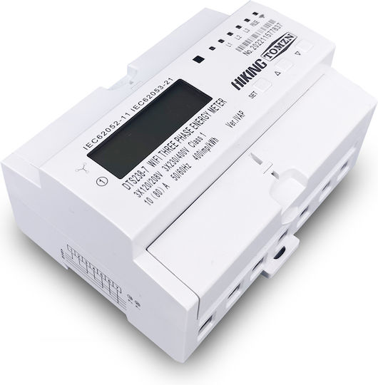 Tomzn Elektrische Messgeräte Digital Schiene Dreiphasig Wi-Fi Tuya DTS238-7WIFIVAP
