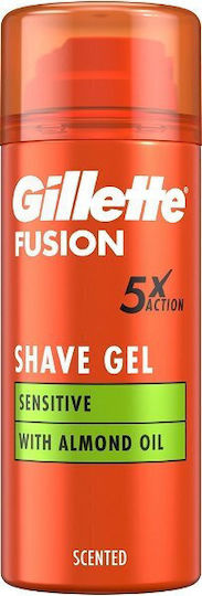 Gillette Fusion Sensitive Gel Ξυρίσματος 75ml