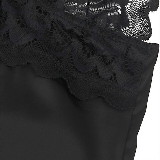 Subblime Sexy Babydoll με Δαντέλα Μαύρο