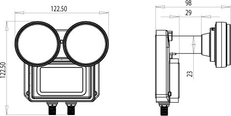Inverto LNB Monoblock mit Geräuscharmer Verstärker 0.2dB