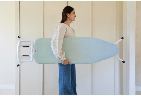 Brabantia Soothing Sea B Ironing Board For Steam Iron Foldable 124x38cm
