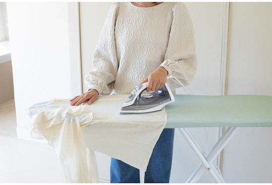 Brabantia Soothing Sea B Ironing Board For Steam Iron Foldable 124x38cm