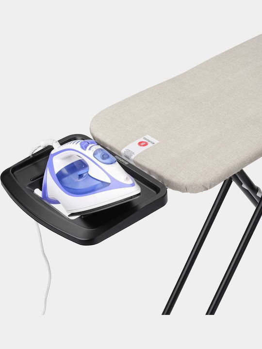 Brabantia Iron Ironing Board for Steam Iron Foldable 124x38cm
