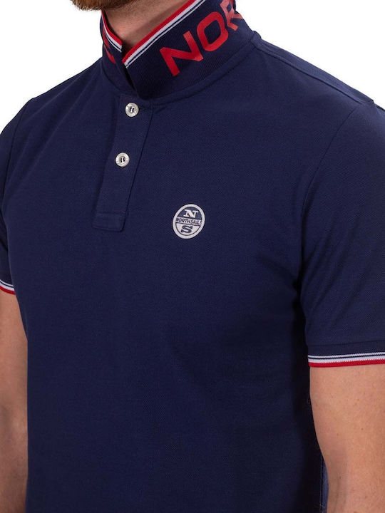 North Sails Herren Kurzarmshirt Polo Navy