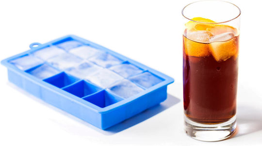 Hendi Ice Tray Cube Silicone 15 Slots Blue