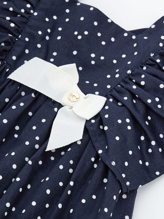 Original Marines Kids Dress Polka Dot Blue