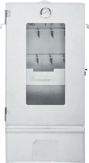Barbecue Smoker Cold Smoke System Galvan Steel Silver 44.5 X 29 X 83 Cm