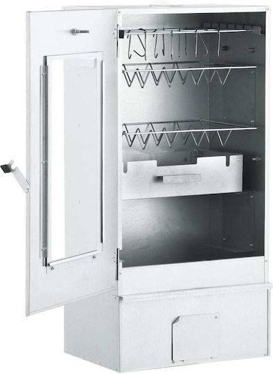 Barbecue Smoker Cold Smoke System Galvan Steel Silver 44.5 X 29 X 83 Cm