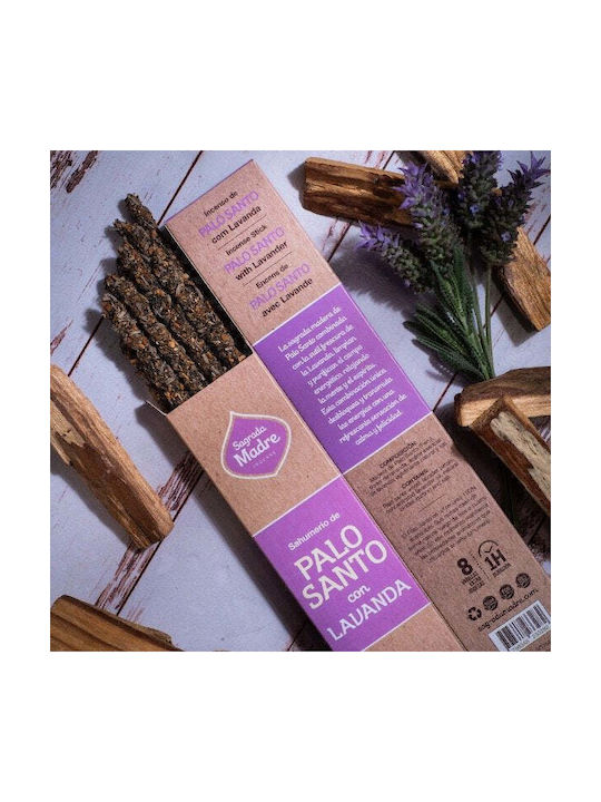 Θυμίαμα Palo Santo Λεβάντα Sagrada Madre Premium Incense 8τμχ