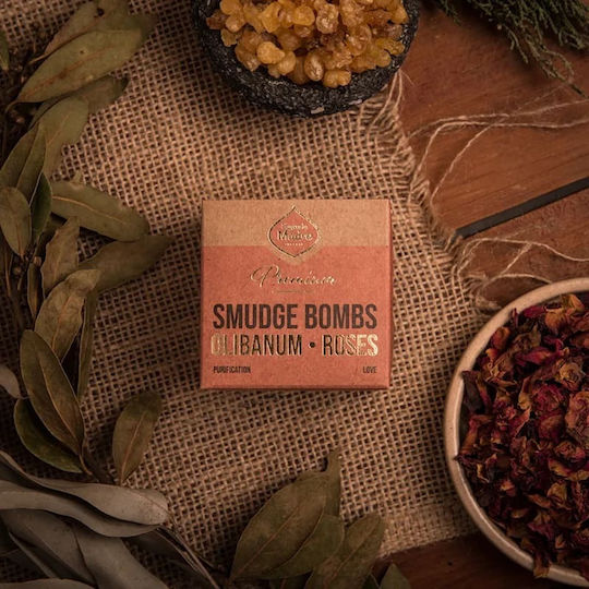 Θυμίαμα Sagrada Madre Premium Smudge Bombs Λιβάνι Roses 8τμχ