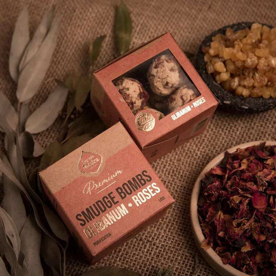 Θυμίαμα Sagrada Madre Premium Smudge Bombs Λιβάνι Roses 8τμχ