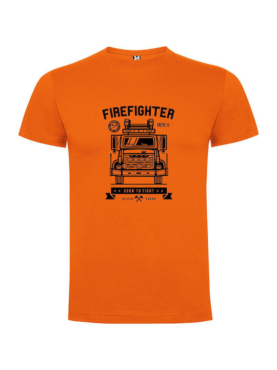 iLovePrints Blaze's Frontline Heroes T-shirt Orange