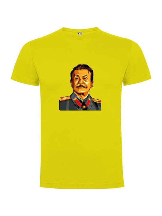 Stalin: A Soviet Superman T-shirt Superman Yellow